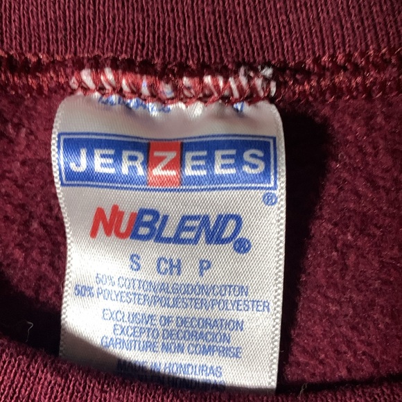 Vintage HILTON HEAD ISLAND South Carolina Pullover Burgundy Sweatshirt - Picture 5 of 9